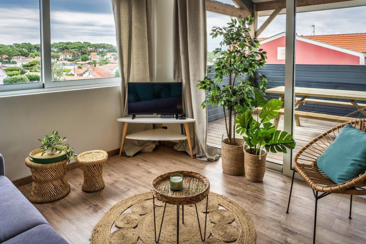 Mamita 4 "Wooded Stopover Apartment" T2 47M Terrace 24M Lacanau Εξωτερικό φωτογραφία